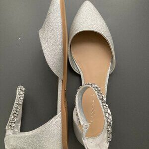 Women's Flat Formal Shoes Size 8 Silver Shimmer Copper Key macy's